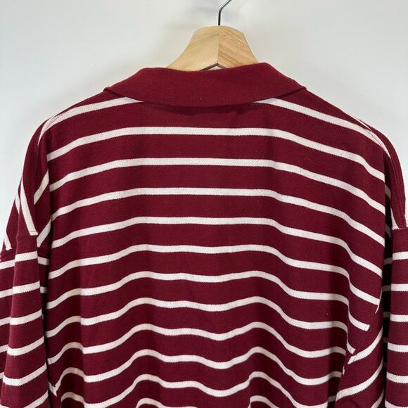 Ralph Lauren Red And White Stripe Short Sleeve Polo Mens Size 3X - Picture 8 of 11